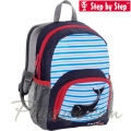 *Step by Step 119680 Junior Dressy Детска раничка Blue Whale *Step by Step 119680 Junior Dressy Детска раничка Blue Whale